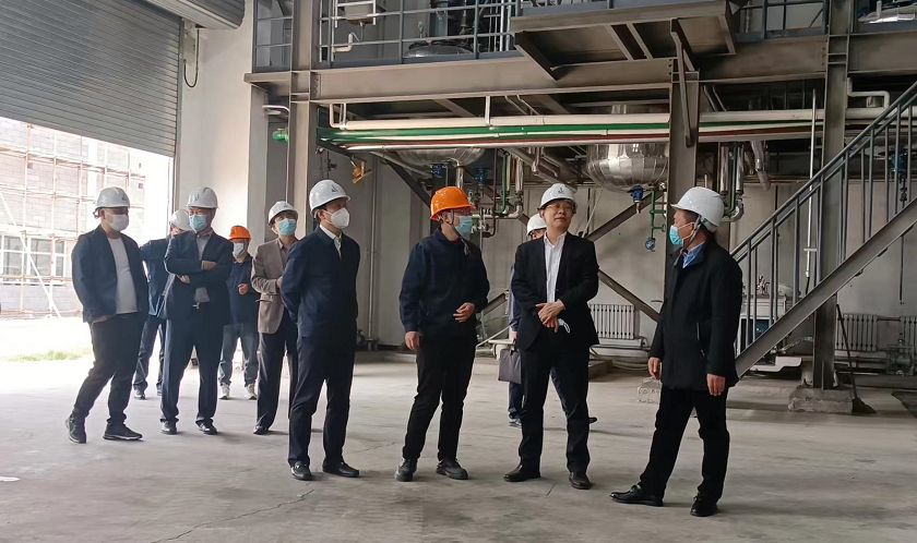 鞍山市委常委、副市长柯长松一行莅临中钢热能院调研指导