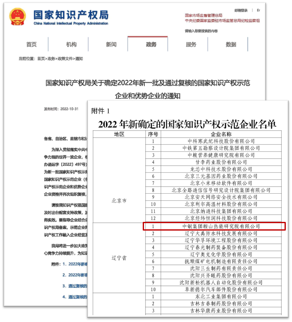 中钢热能院成功完成一项中钢集团 “清零榜”任务