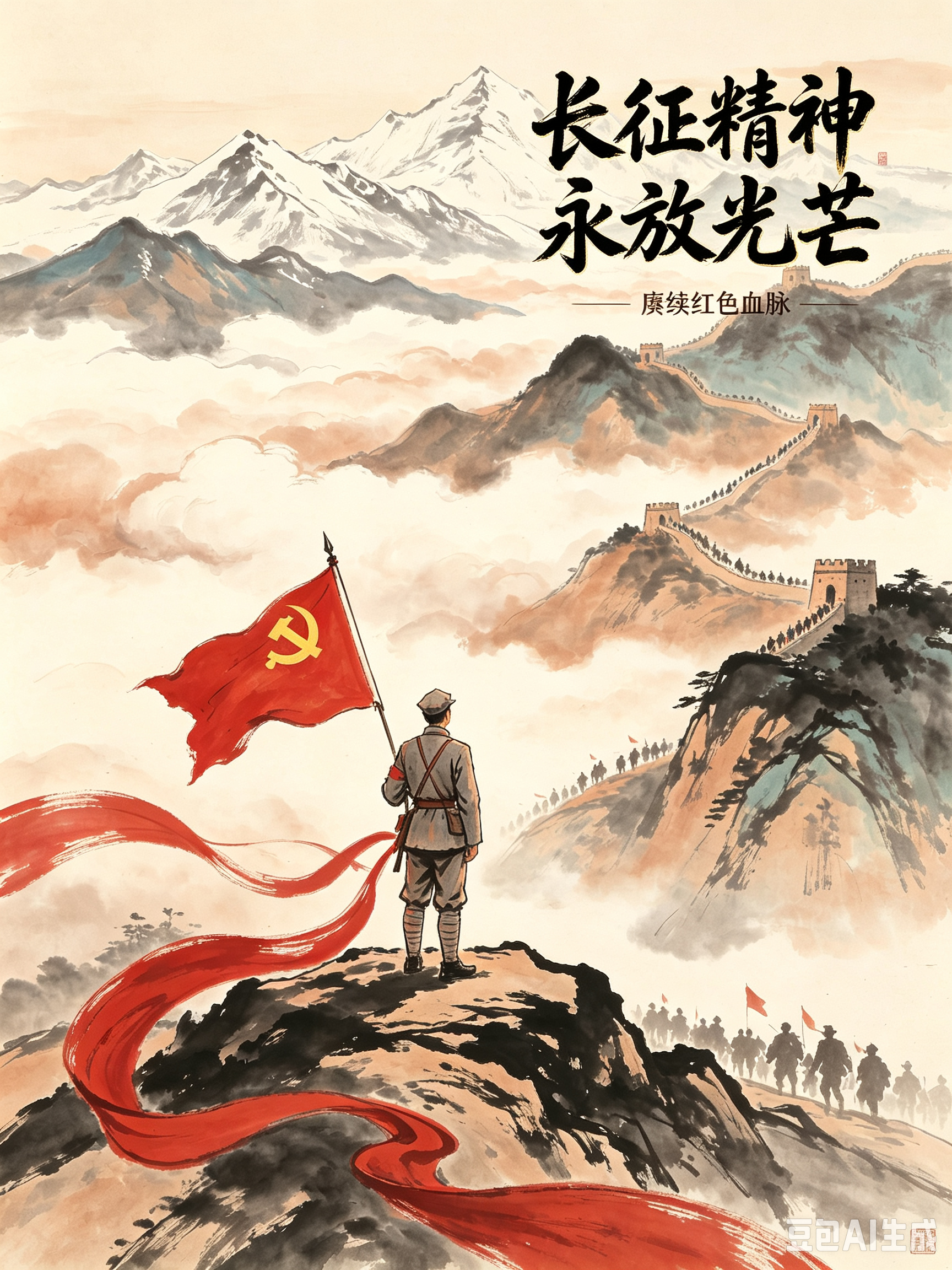 2.AI:长征精神 勇放光芒(煤资源事业部 杨爽).png